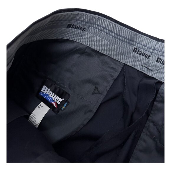 BLAUER NWT Stretch Gear Pleated Business Casual Navy Blue Work Pants Mens 34x28 - Picture 6 of 9